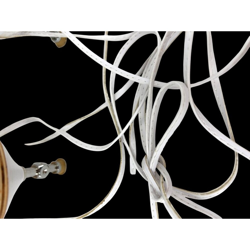 White Nasma Womens Rhinestone Studded Heeled Sandals Size 9.5 - Picture 10 of 13